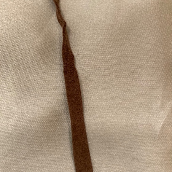 Necklace Brass Discs Brown Suede Cord 18” with 3” Extnsn Lobster Claw Clasp VGUC - Picture 6 of 12